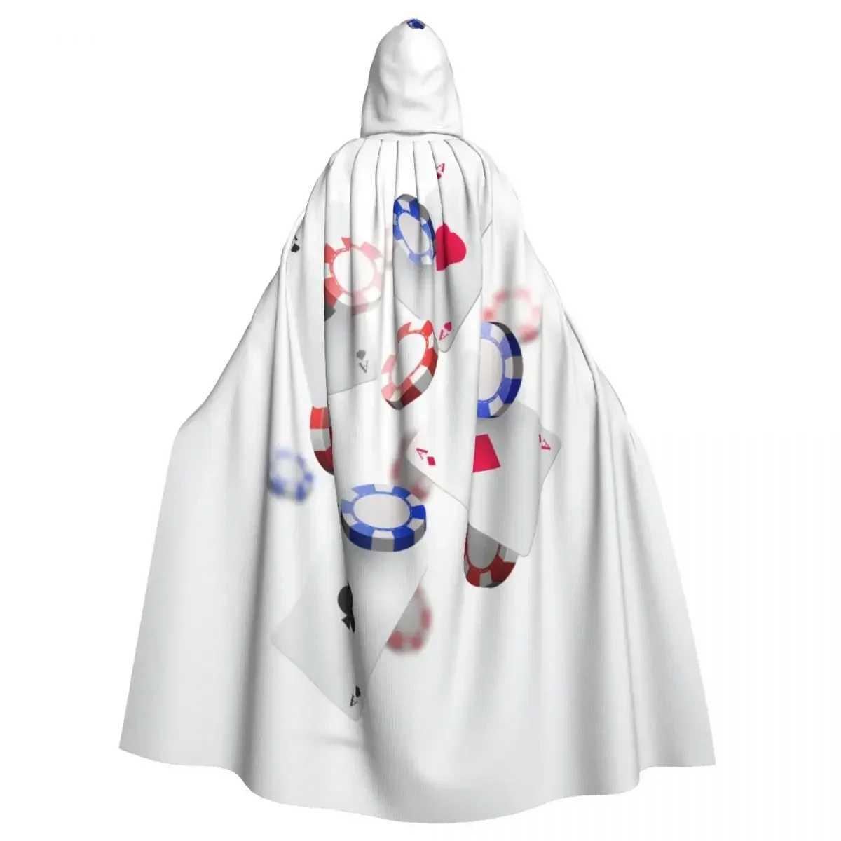 포커 성인 망토 케이프 후드 중세 의상 마녀 위카 뱀파이어 엘프 푸림 카니발 파티