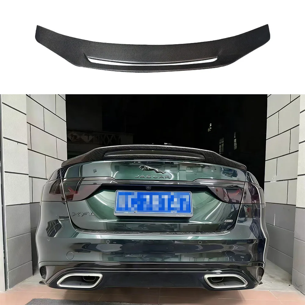 

Carbon Fiber Hollow GT Spoiler Fit for Jaguar XF XFL 2016-2026 Rear Trunk Wing Rear deck lid spoiler Modification Kit