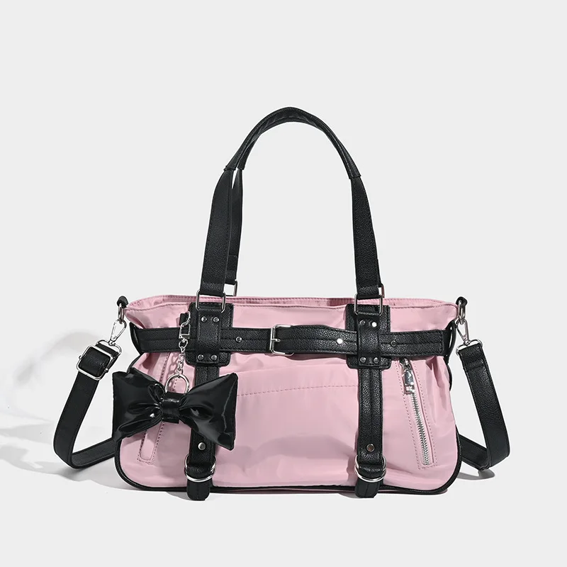 Große Kapazität Schulter Cross body Einkaufstasche Gewürz Mädchen y2k Handtasche Sport Sporttasche Reisetaschen Mode große Kapazität Design Taschen