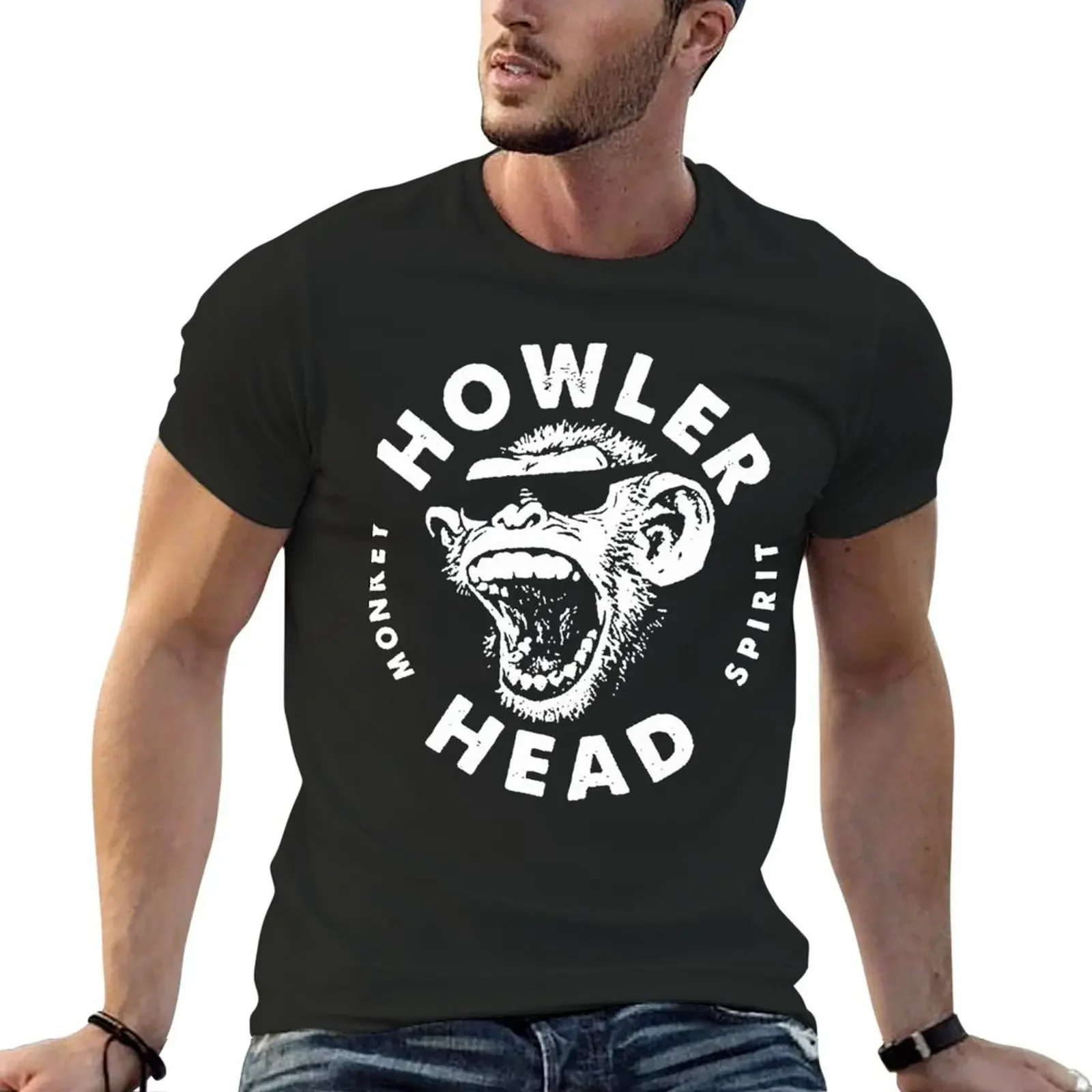 

Howler Head Monkey Kentucky Bourbon Whiskey Vintage Logo Tee Essential Classic T-Shirt oversizeds custom shirt men t shirt