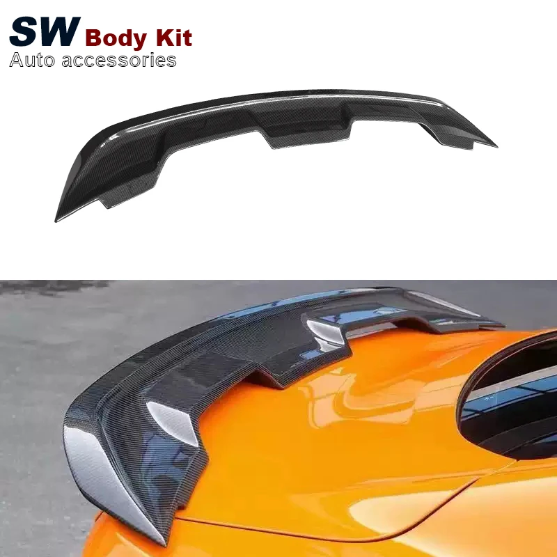 

Carbon Fiber GT500 Style Rear Spoiler For Ford Mustang Spoiler Lip Guide Wing Lip Rear Wing Performance Kit