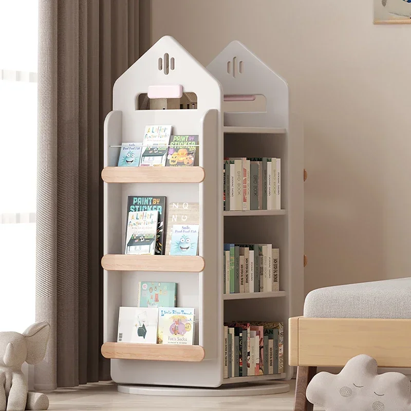 Castle rotating bookshelf 360 degrees...