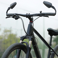 1/2Pcs Bicycle Handlebar Rear View Mirror Mountain Bike Wide Range Back Sight Reflector Adjustable Bike Mirror