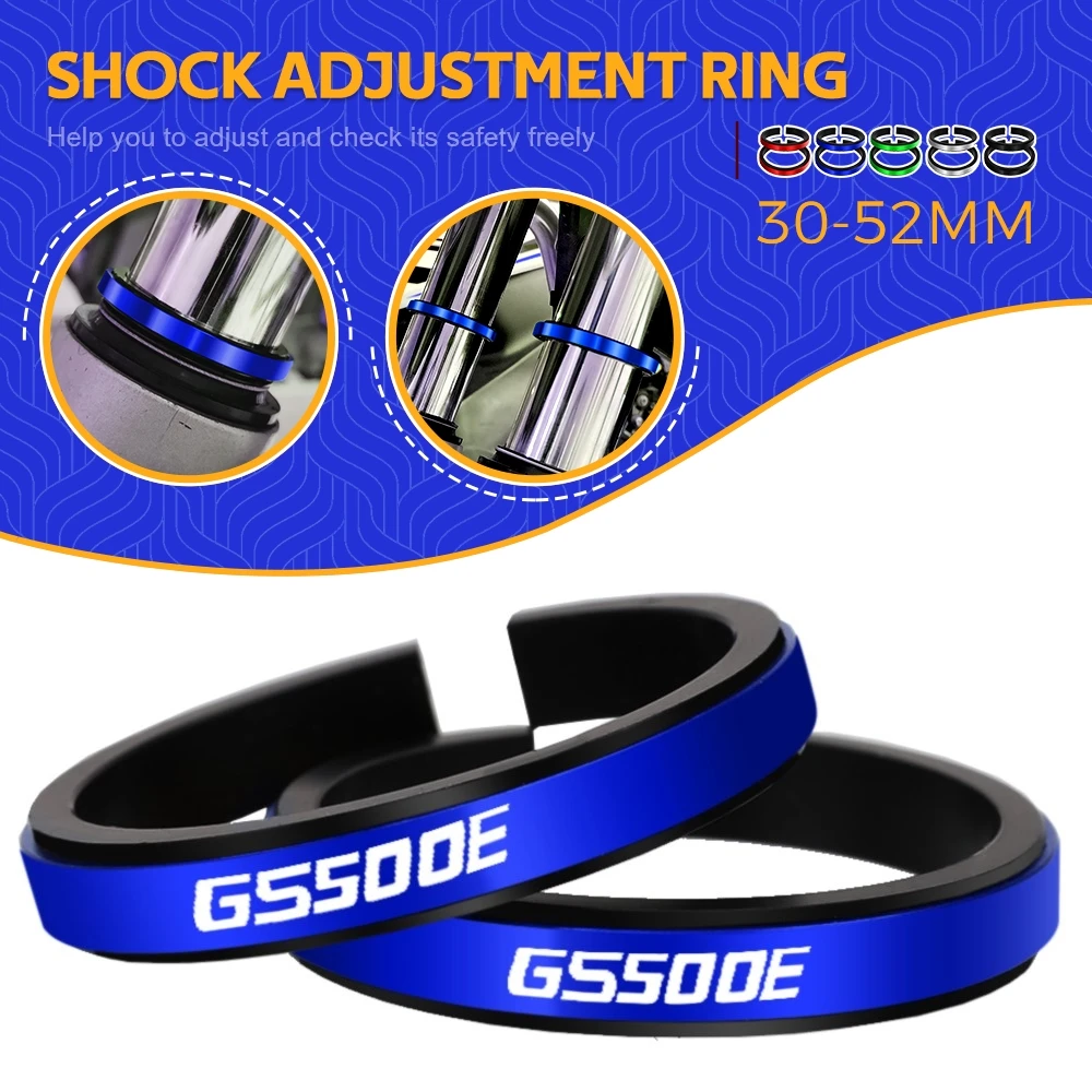 

FOR SUZUKI GS500E GS 500E 1994-1998 Motorcycle Adjustment Shock Absorber Auxiliary Rubber Ring CNC Accessories Fit 30MM-52MM