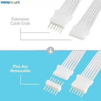 Prodlužovací kabel 30 cm 1 m 2 m 3 m 5 m, micro 6pinový rohový rozbočovač 1 na 2, adaptér pro ovládací jednotku Hue Lightstrip Plus V4 8 nejlepší prodej Philips Hue - №7