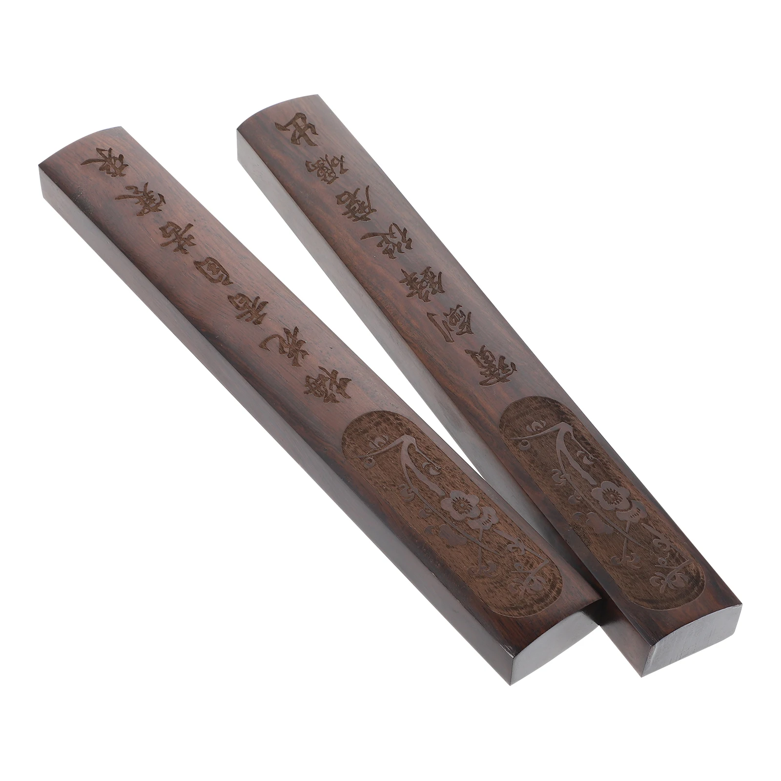 

Solid Wood Paperweight Durable Long Heavy Calligraphy Tool Flatten Hold Chinese Paper Artwork Stationery Painting