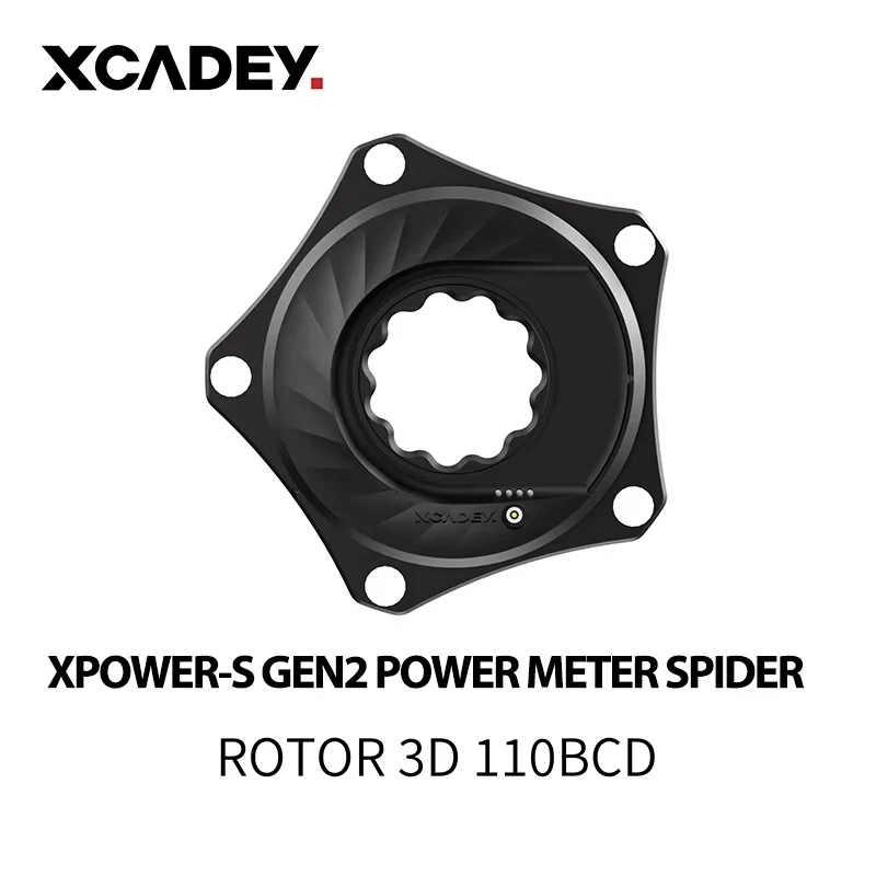Xcadey-マウンテンバイク用のスパイダーパワーメーター,クランク