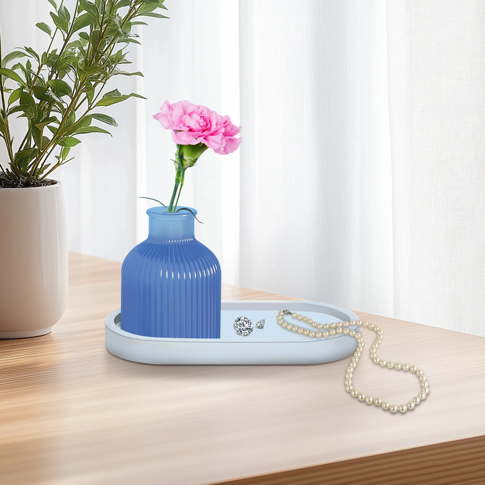 

1Set Silicone Vase Molds Unique Stylish Epoxy Resin Molds for Casting Decorative Flower Pots Planters Table Centerpieces