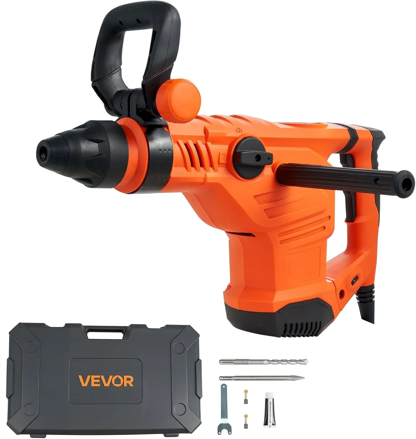 

Corded Hammer Drill, 1600W 175-350RPM Electric Demolition Drills, 2-Inch SDS-Max Rotary Hammer Driver, 3 Functions Chipping Powe