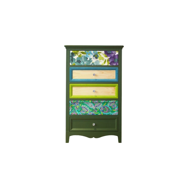 

European living room solid wood chest, storage cabinet