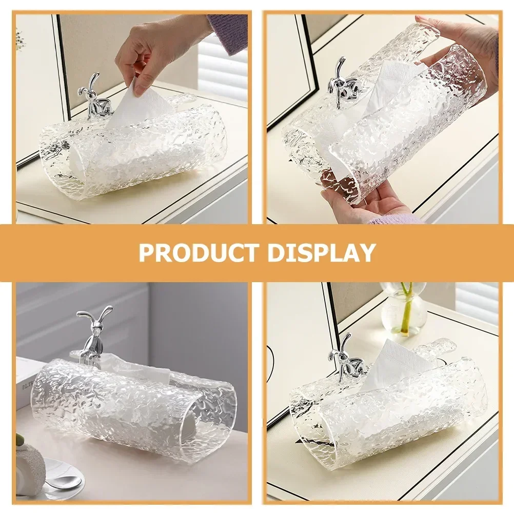 Napkin Towel Dispenser Household Mount Decoration Case Desktop Organizer Holder Container Tissue Paper Wipes Car Storage