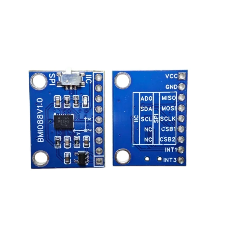 BMI088 6-Axis IMU Sensor Module IIC/SPI High-Performance Accelerometer+Gyroscope for UAV Stabilization Robot Navigation 9P Conne