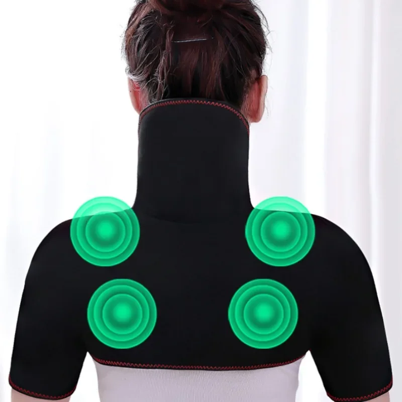 Heating Electric Shoulder Neck Pad Massager Three Gear Hot Compress Cervical Shawl Warmer USB Relax Brace for Shoulder Neck Back