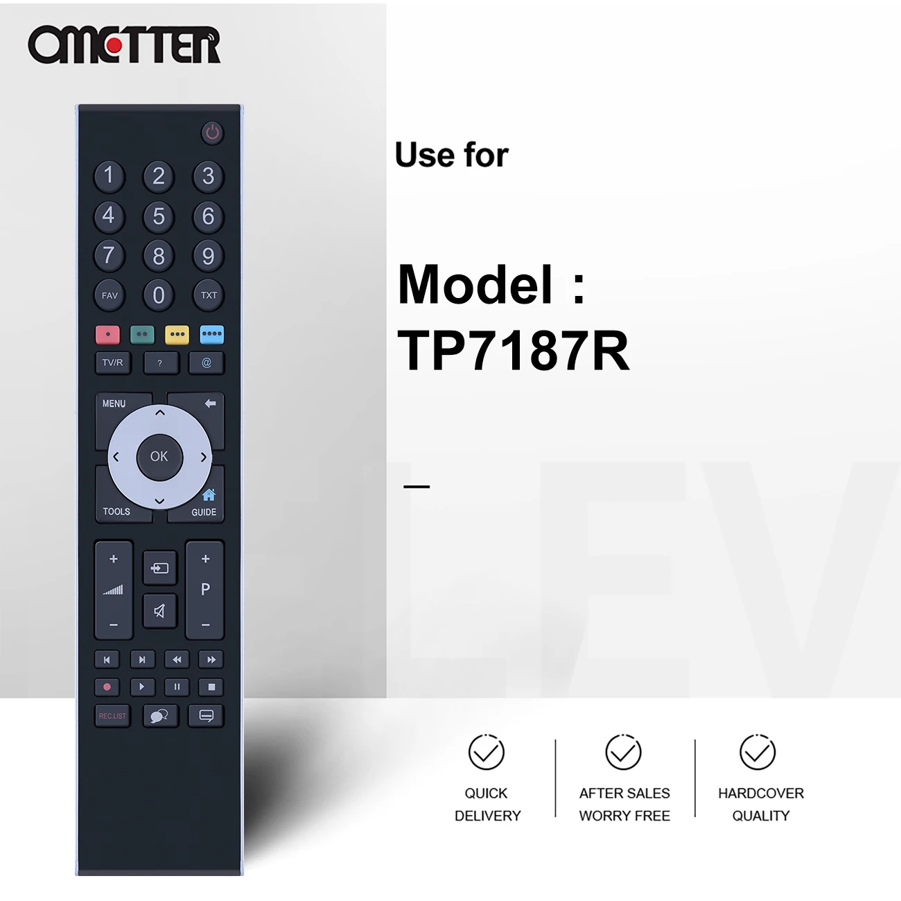 New TP7187R Television Replacement Service Smart TV Remote Control For GRUNDIG