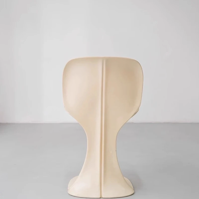 

Nordic medieval restaurant casual dining chair modern simple retro designer high chair