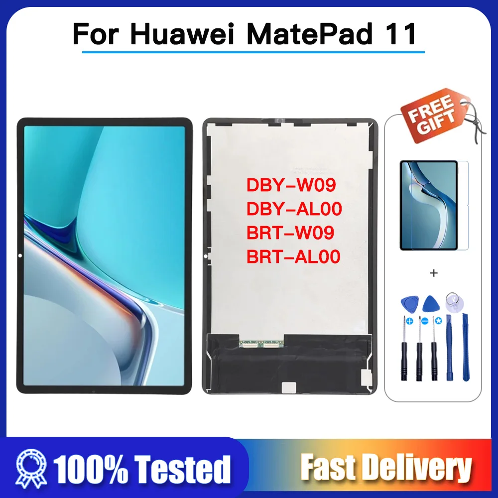 

High Quality 10.95" for Huawei MatePad 11 DBY-W09 DBY-AL00 2021 BRT-W09 AL00 LCD display Tested touch screen digitizer Assembly