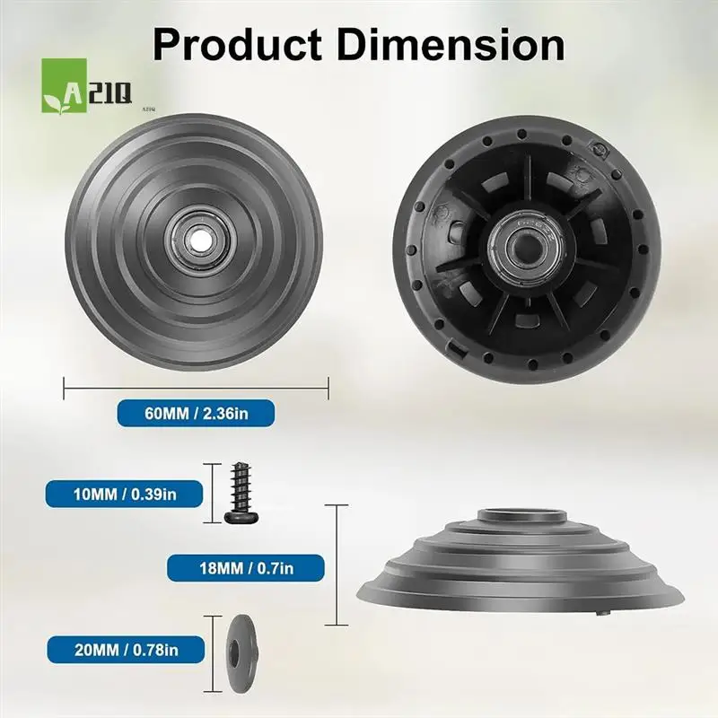 

A21Q -V-Ball Wheels For Dyson V10 V11 V15 Vacuum Cleaner 100W Direct Drive Cleaner Head Wheel Replacement Accessories Parts