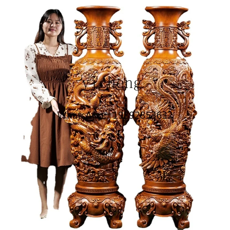 

Zf a Pair of Living Room Large Floor Ornaments TV Cabinet next to Crafts