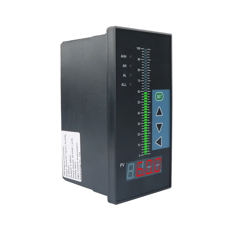 4 relay 4-20mA Output AC220V Power Automatic Digital Display Liquid Level Indicator Tank Water Level Controller