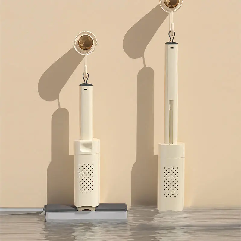 Mini vadrouille puissante à presser, Mini vadrouille pliante pour le nettoyage de la maison, avec nettoyage de sol auto-compressant, outil de nettoyage de fenêtre de bureau et de voiture