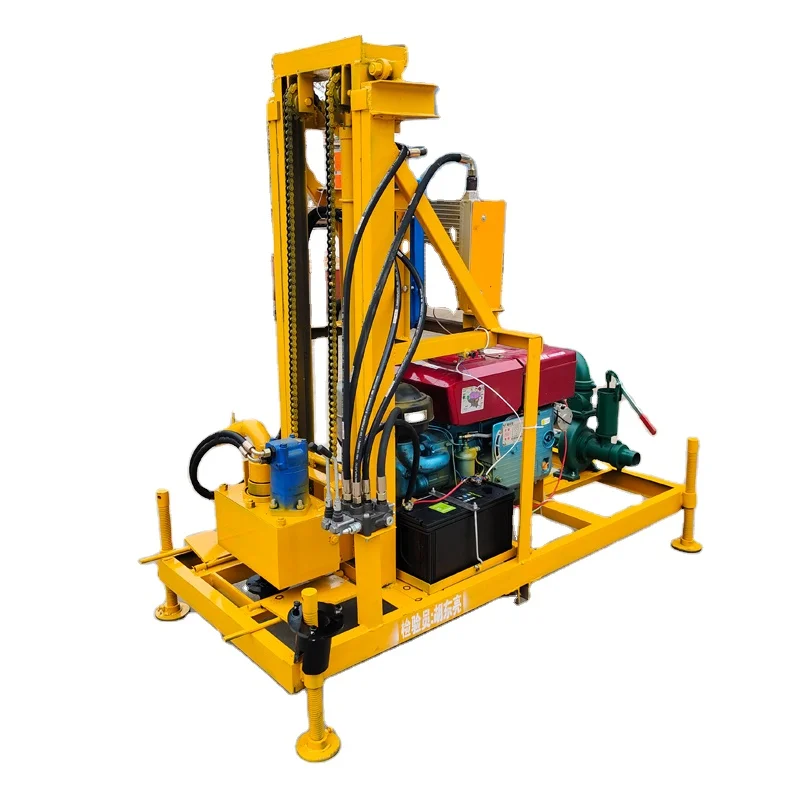 YUGONG 150m Small Water Drilling Machine for Geological Survey Diesel Water Well Drilling Rig Small Fold Water Well Drilling Rig