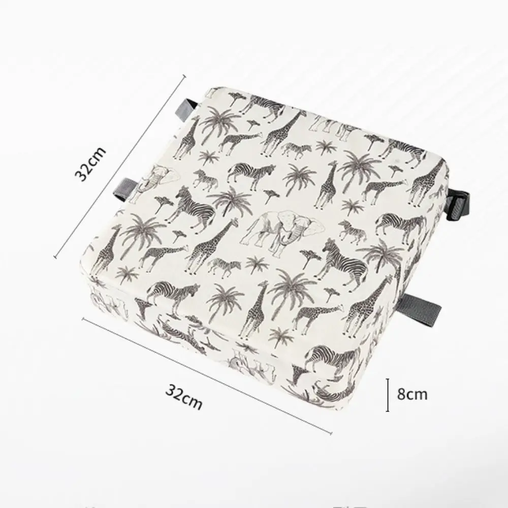 غطاء قابل للفصل لمقعد الأطفال مع وسادة مقاومة للانزلاق ومضادة للبقع، وسادة كرسي إسفنجية ناعمة وقابلة للتنفس