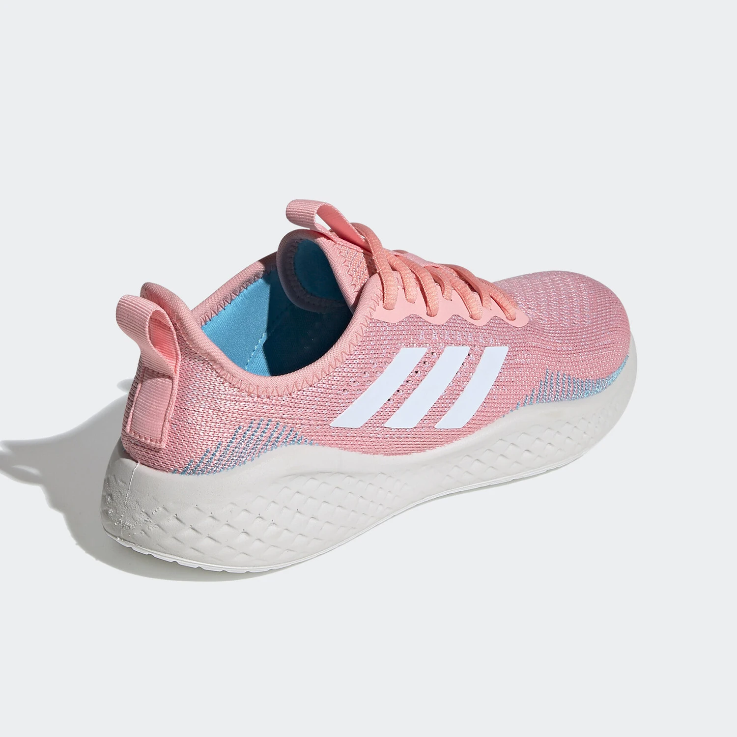 حذاء الجري Adidas الأصلي للموسم الجديد باللون الوردي وخفيف الوزن وجيد التهوية EG3670