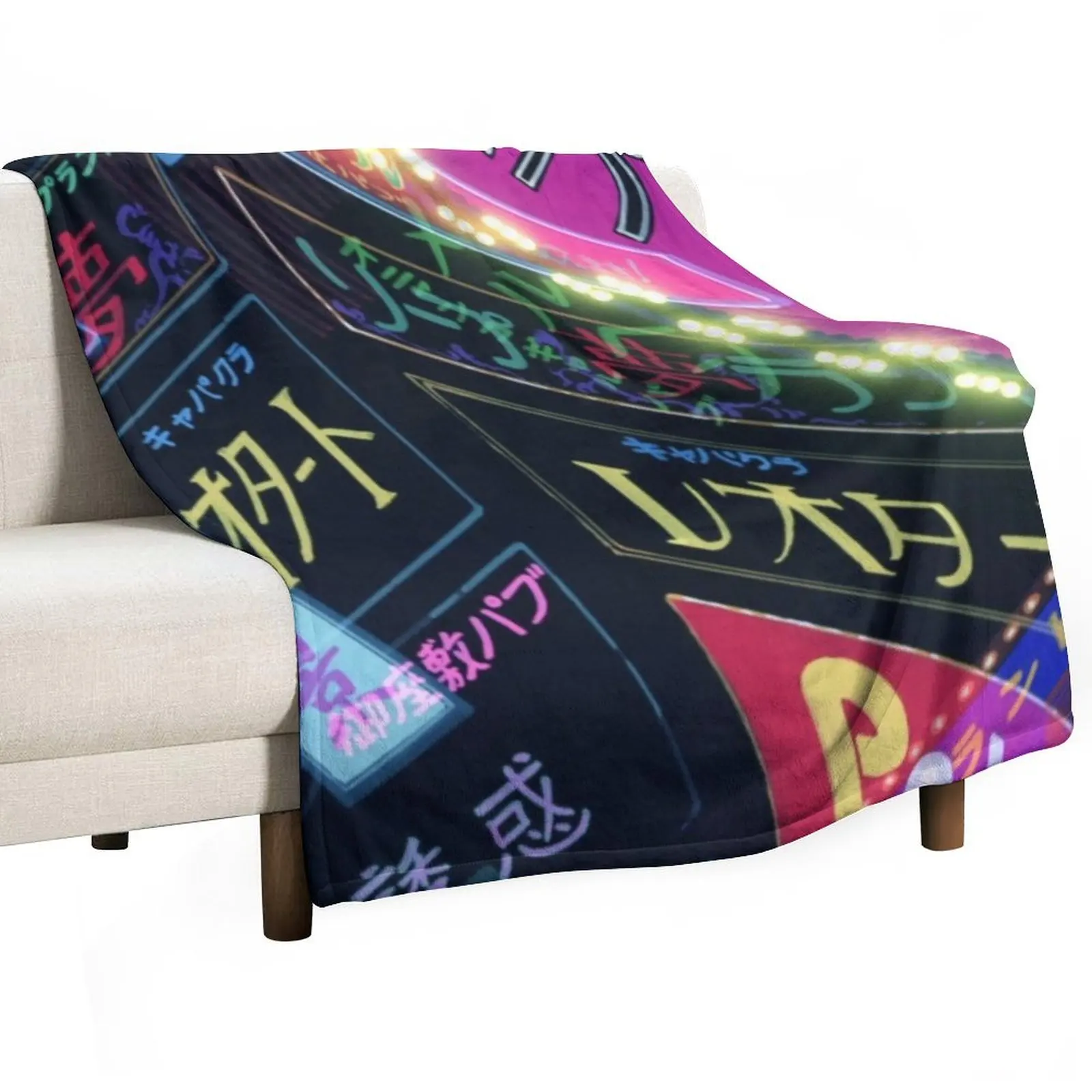 Wicked City Lights Throw Blanket Travel Multi-Purpose Beautifuls Personalized Gift Blankets