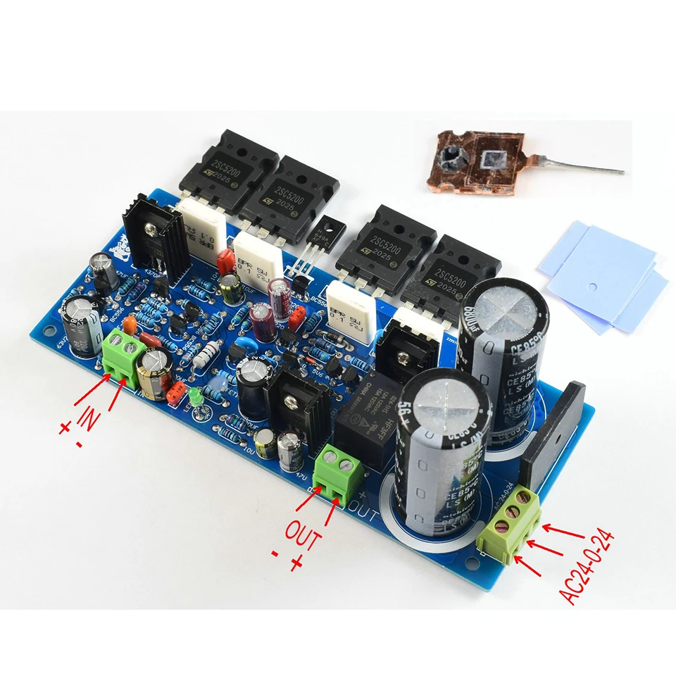 LJM riferimento Swiss FM711 MOD amplificatore di potenza modificato Mono con protezione di potenza 250W 4R