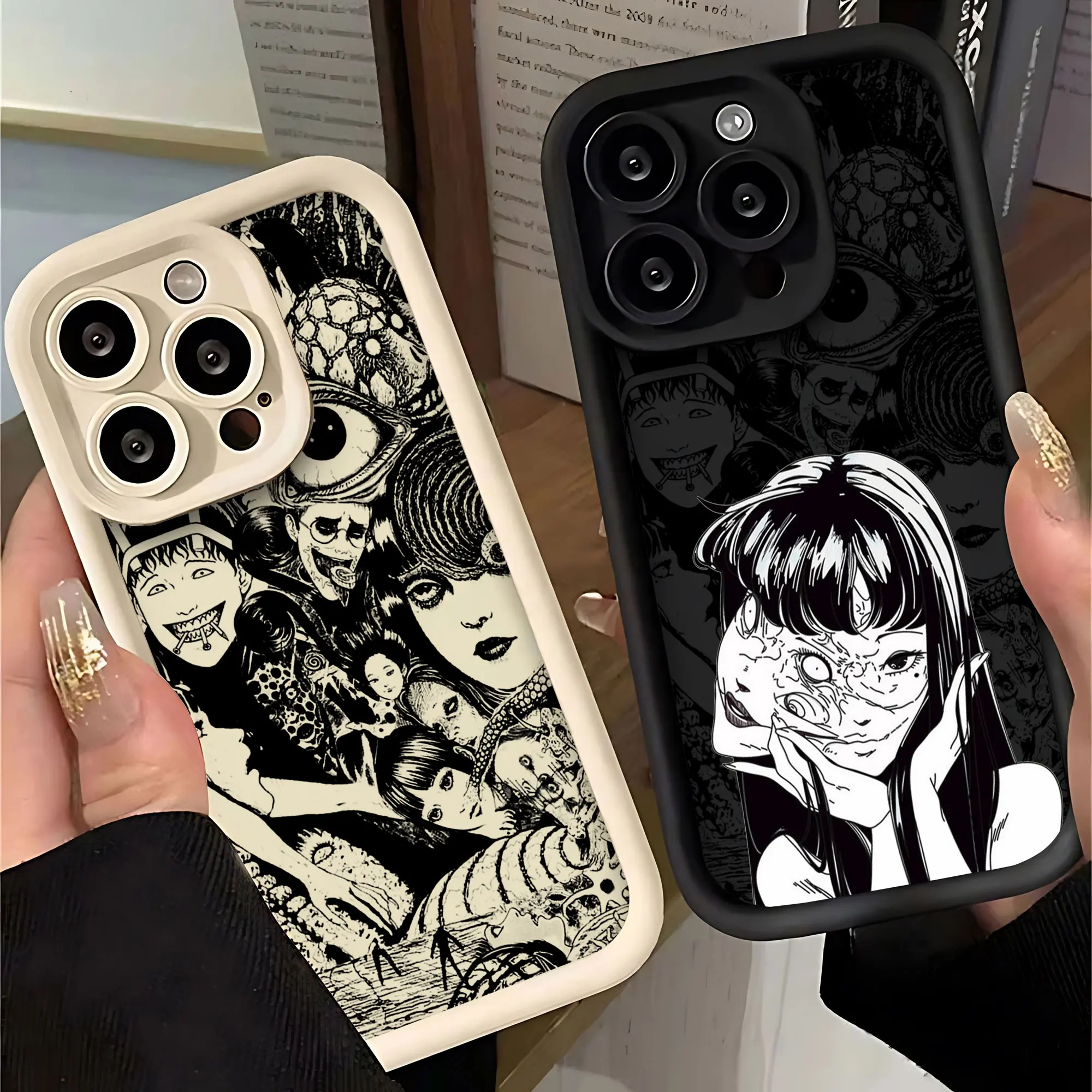 Japan Anime Tomie Kawakami Phone Case for IPhone 16 15 14 13 12 11 Pro Max  11 15 16 14 12 XR XS X 7 8 Plus Soft TPU Back Cover