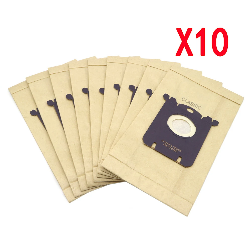 10 Pcs/Lot Dust Bag for Electrolux E201B for Philips FC8021  GR201 AEG for S-bag FC9000 FC9049 HR8500 HR8350 FC9150