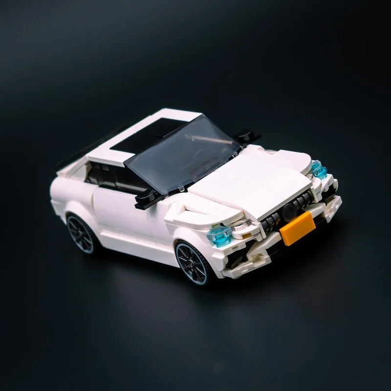 

Building Block Car Racing Toy 371 Parts MOC CLA Coupe 8 Block City Champion Speed Creative Bricks