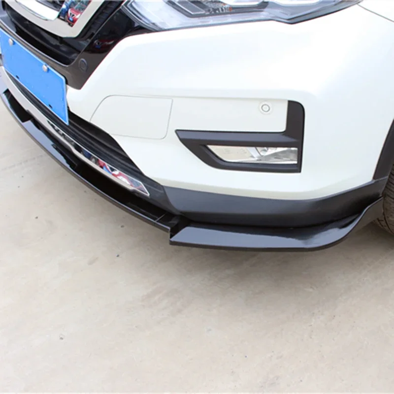 Special front shovel front lip surrounded by decorative anti-collision front bumper Fiber for Nissan x-trail t32 2017-2021