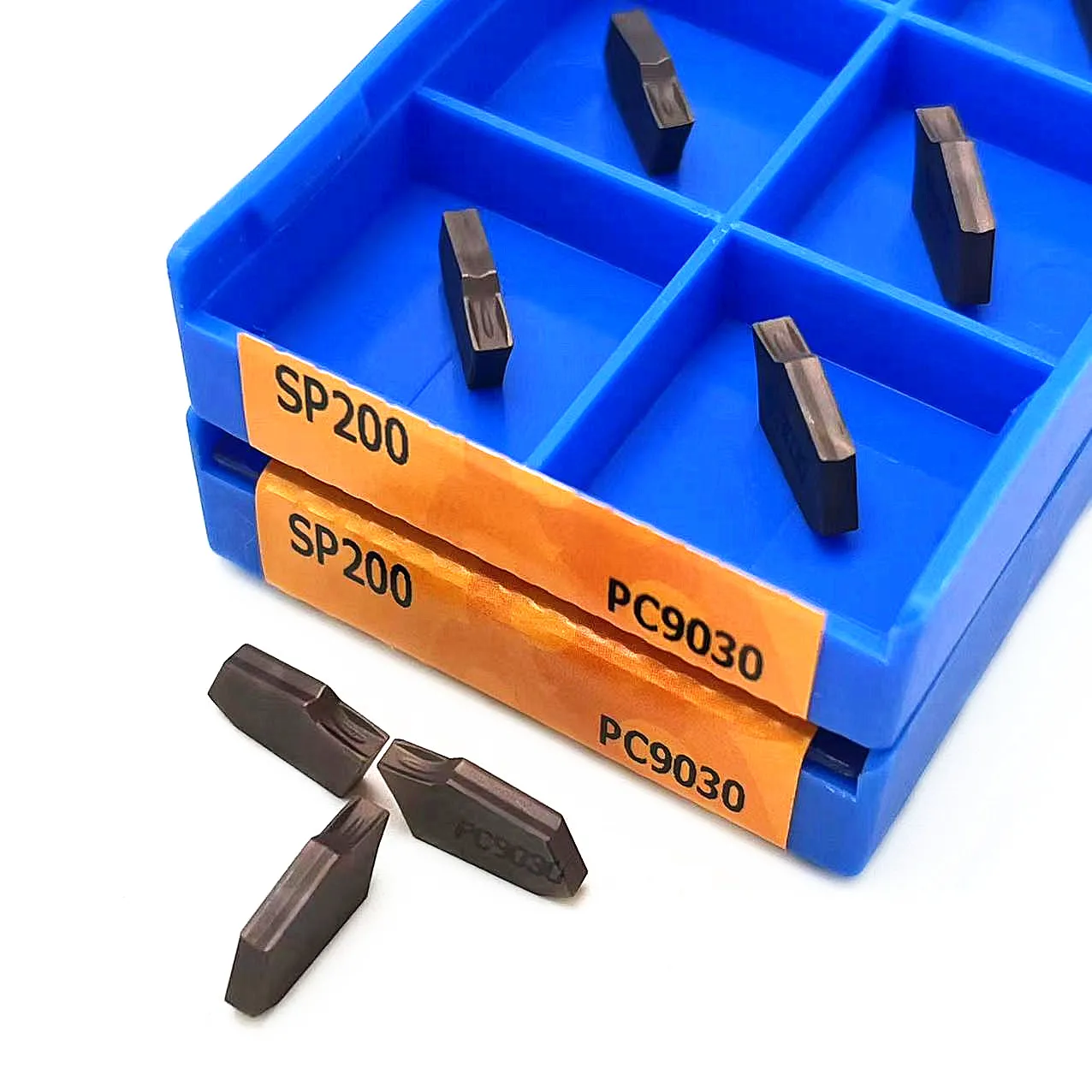 Grooving Cutting Turning Tool, Carbide Insere Lathe Cutting Tool, Alta qualidade, SP200, PC9030, NC3020, NC303, SP200, PC9030