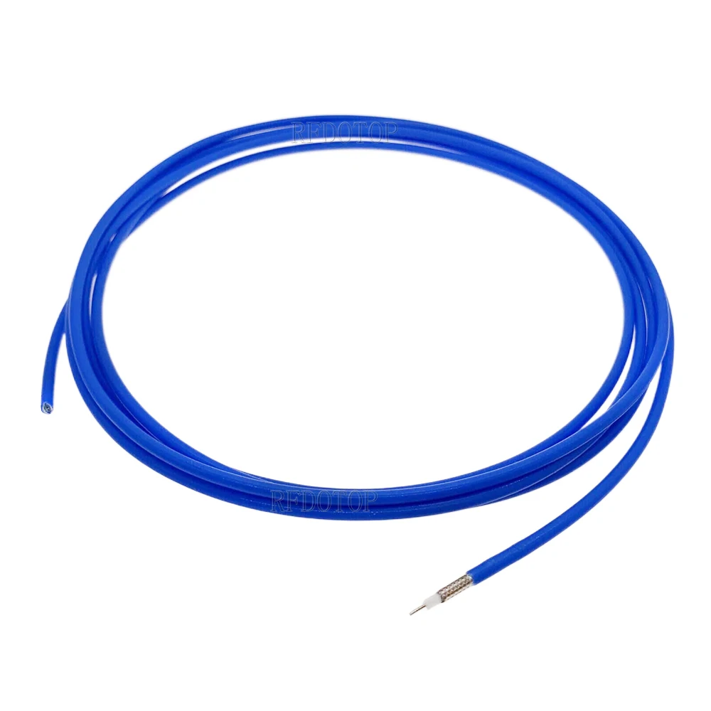 RG405 RF Coaxial Cable Connector Semi-rigid Flexible RG-405 Coax Pigtail 50CM-200M
