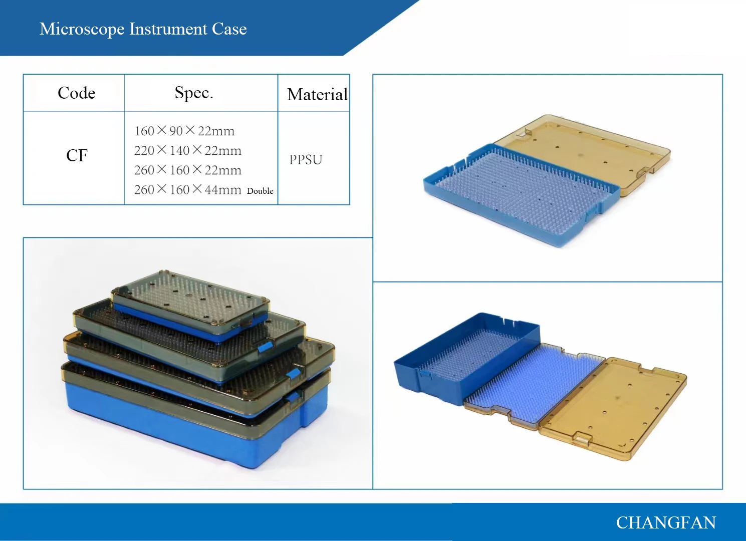 Silicone Sterilizing Box and Single Layer with one mat Autoclave Sterilization Tray