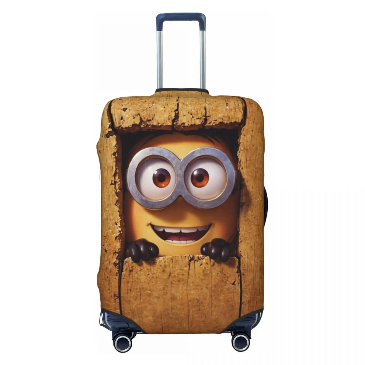 

Custom Yellow Man Luggage Cover Protector Fashion Travel Suitcase Protective Cover for 18-32 Inch