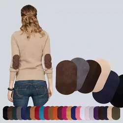 Suede Fabric Patch Iron-on Elbow Knee Patches DIY Jeans Shirt Sweaters Backpack Decoration Repair (18 x 11cm / 7.1 x 4.3 inch)