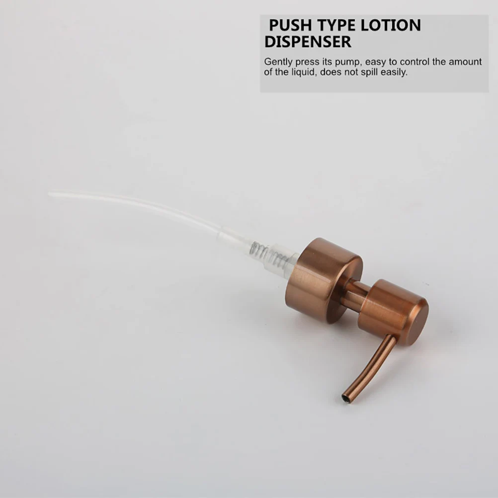 

Stainless Steel Soap Dispenser Rose Gold Portable Lotion Pump Bottle For Liquid Refill Travel Size Leak Proof Smooth