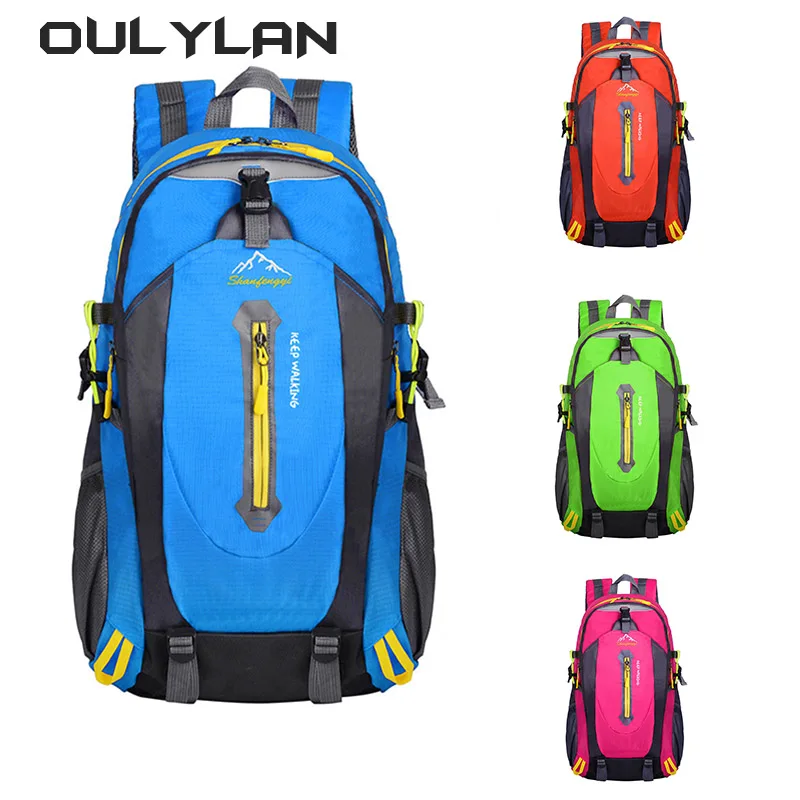 Mountaineering Bag Outdoor Backpack Women Men 40L Waterproof Resistant Travel Male Female Hiking Bag Ultralight Sports Backpacks