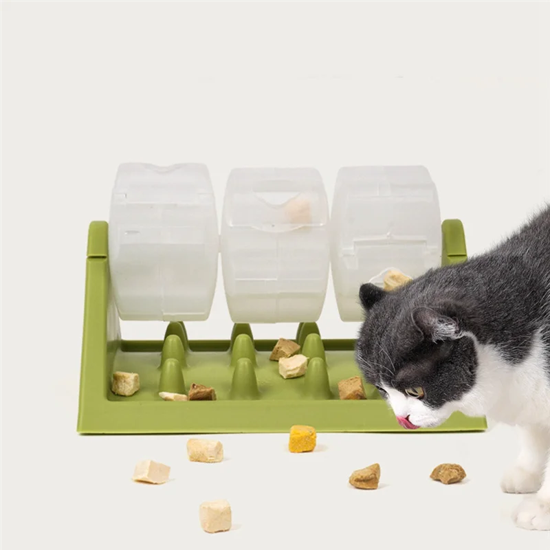 B08B-ألغاز تغذية الكلاب، وعاء كلب تفاعلي بطيء التغذية - لتخفيف القلق والتحكم بالملل لوعاء القطط