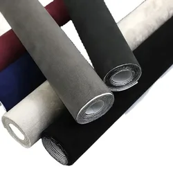 20cm/30cm/40cm*140cm Self Adhesive Suede Fabric Sticky Leather Velvet Fabrics Terciopelo Adhesivo for DIY Car Interior Decor