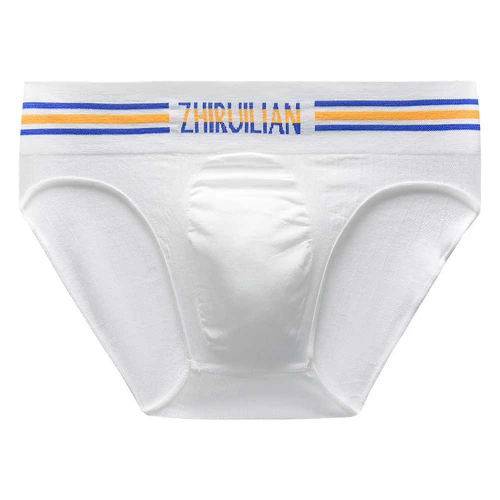 Men Striped Egg Bulge Pouch Briefs Underwear Low Waist Breathable Panties Shorts Man Breathable Stretch Underpants