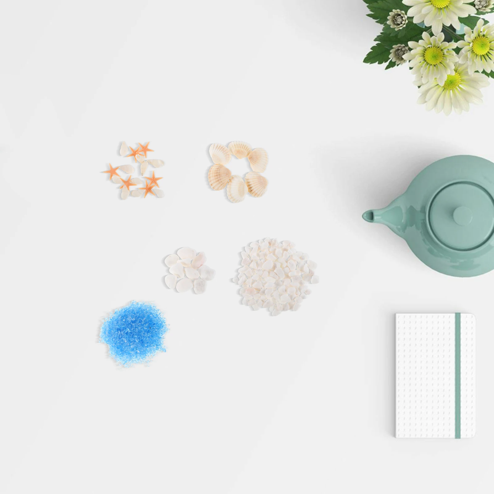 

Ocean Kit Conch Sand For Home Decor Office Terrarium Craft Children'S Art Marine Material Bundle Sand Diy Diy Making