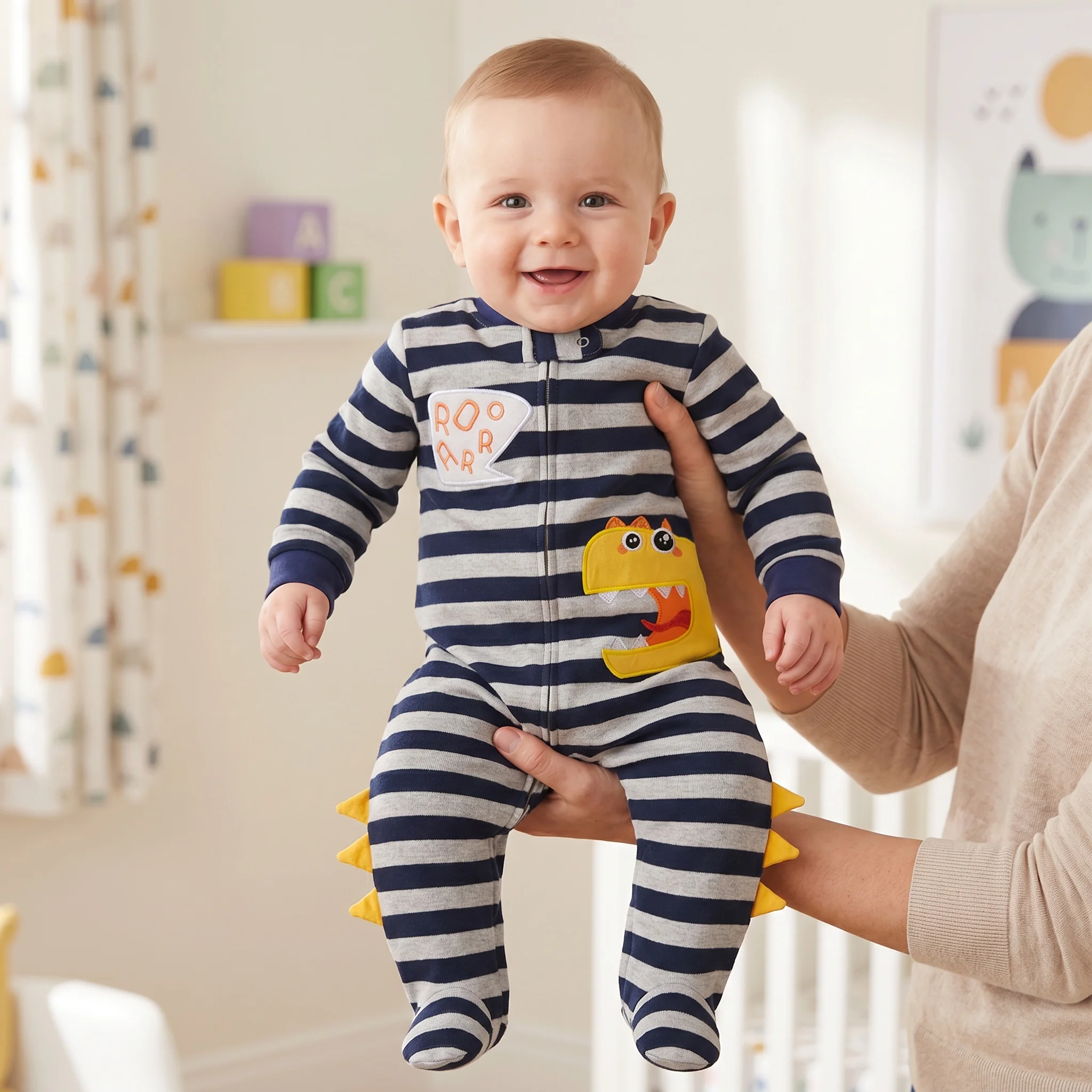 ชุดรอมเปอร์เด็กผู้ชายผ้าฝ้ายสอ - Romper Onesie Baby บทวิจารณ์และราคา