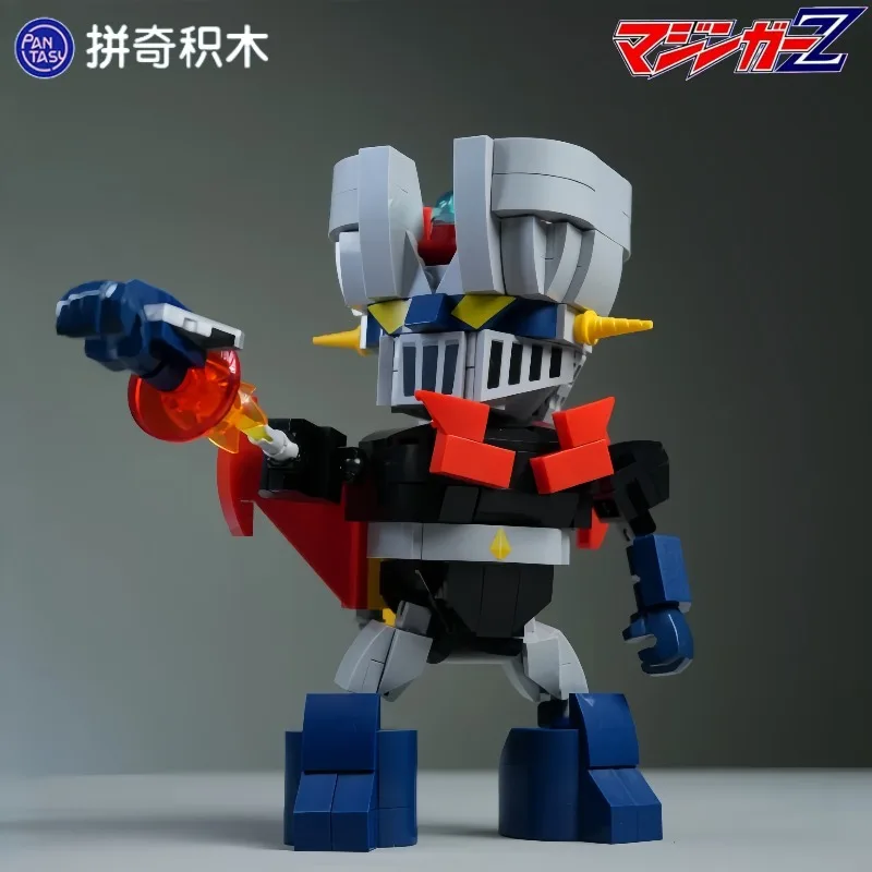Pantasy Building Blocks Mazinger Z Semi Perspective Mecha Puzzle Assembly Model Desktop Collection Ornaments Toys Holiday Gifts - view 5