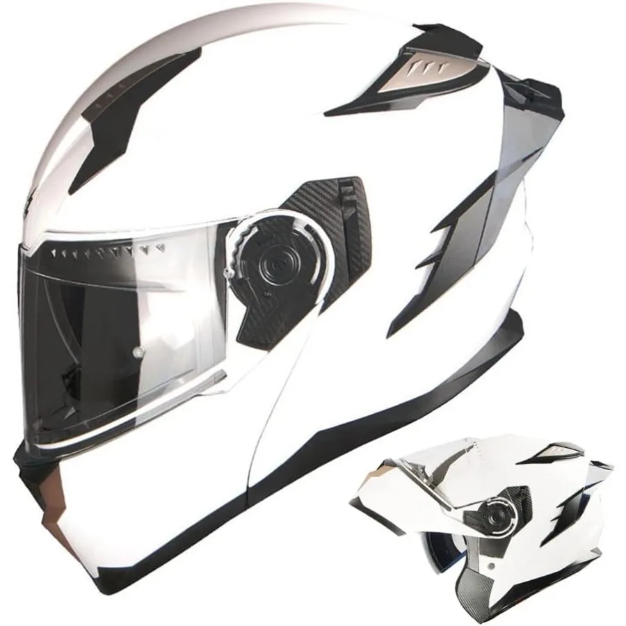 

Мотоциклетный модульный полнолицевой шлем DOT для взрослых, уличный велосипед, откидной двойной козырек, солнцезащитный внутренний щиток, противотуманный замок, готовый щит i