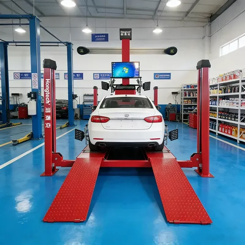 for 3D Car Wheel Alignment Machine Portable Full Set with Lift Movable Aligner System for Auto Repair Shop Equipment