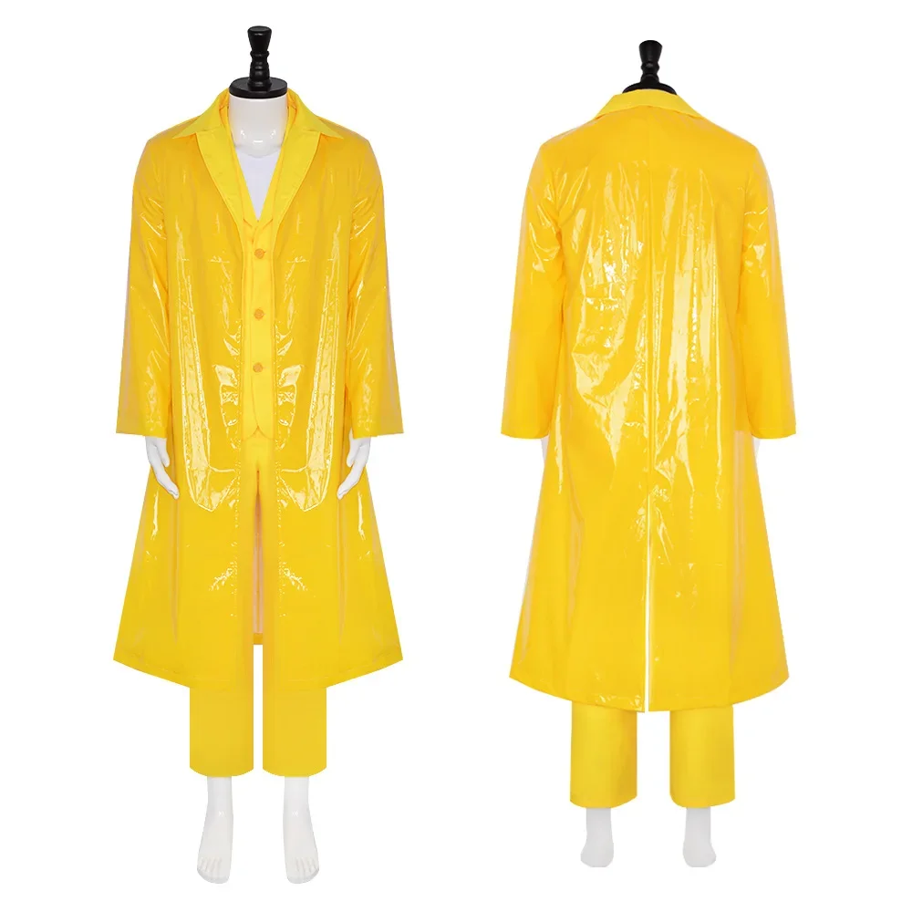 

2024 The Fall Guy Movie Cosplay Colt Seavers Yellow Raincoat Coat Pant Uniform Suit Outfit Party Carnival Halloween Costume