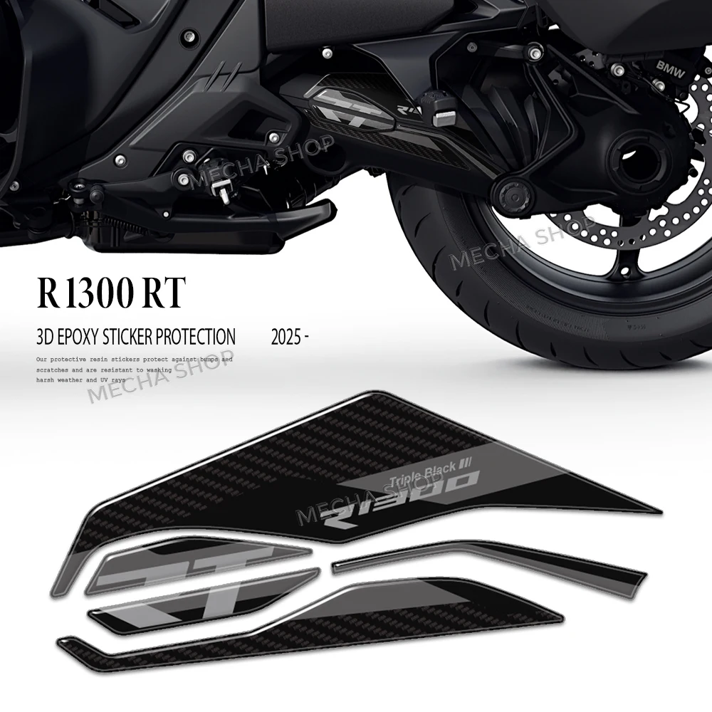 

Аксессуары для мотоциклов 2025 R 1300 RT для R1300RT 2026, 3D полимерная наклейка, комплект защиты задней коробки передач, украшение